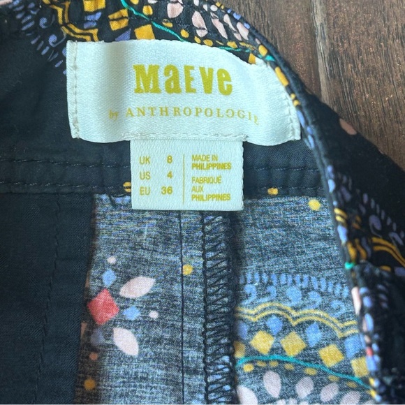 Maeve Anthropologie Abstract City Shorts. Size 4. Excellent condition. - Picture 3 of 8